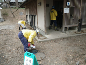 青年部トイレ点検奉仕活動